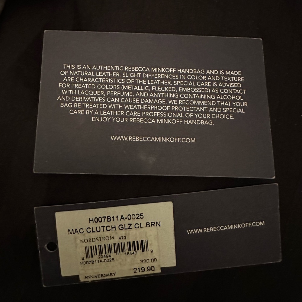 Euc, authentic Rebecca Minkoff Mac Clutch - Picture 2 of 3